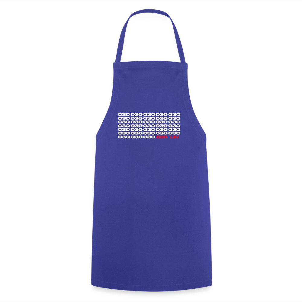 030 Berlin - Kontrastschürze - Royalblau