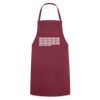 030 Berlin - Kontrastschürze - Bordeaux