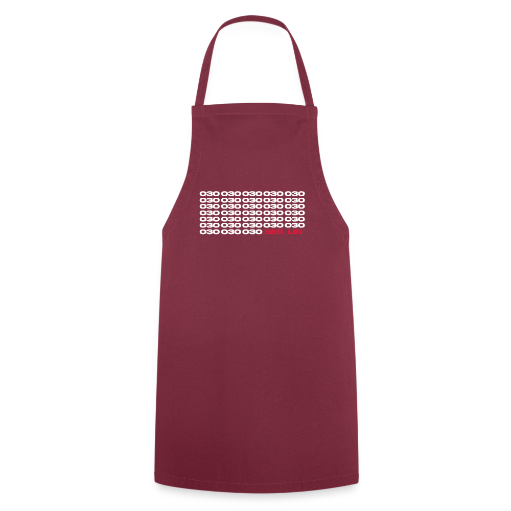 030 Berlin - Kontrastschürze - Bordeaux