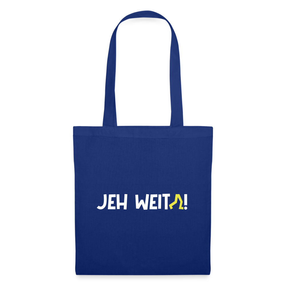 Jeh Weita! - Stoffbeutel - Royalblau