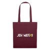 Jeh Weita! - Stoffbeutel - Burgunderrot