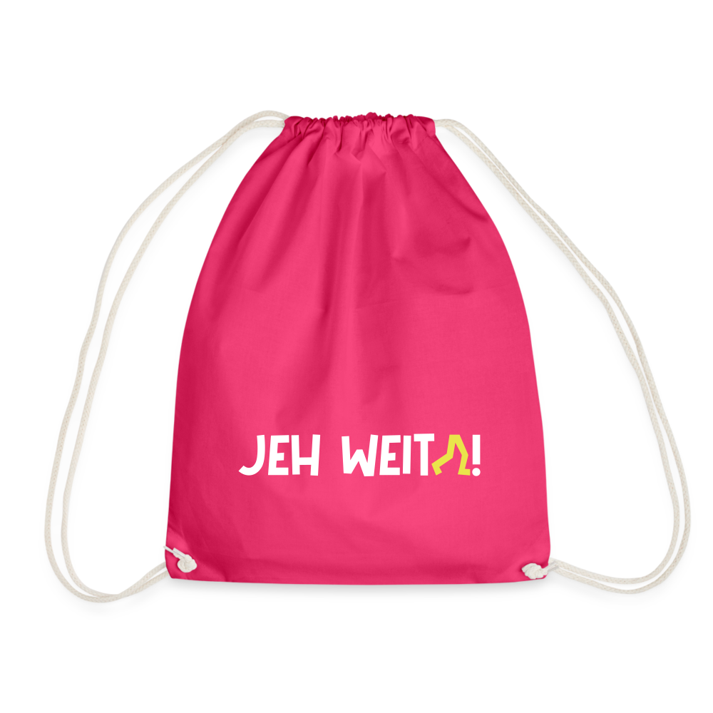 Jeh Weita! - Turnbeutel - Fuchsia