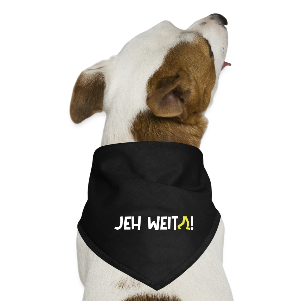 Jeh Weita! - Hunde-Bandana - Schwarz