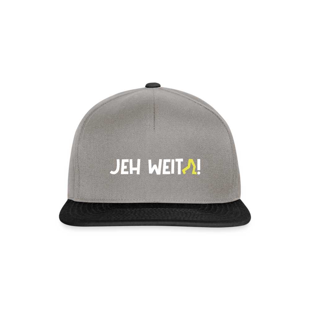 Jeh Weita! - Snapback Cap - Graphit/Schwarz