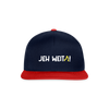 Jeh Weita! - Snapback Cap - Navy/Rot