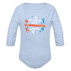 Mit'n Klammabeutel jepudat - Bio-Langarmbody