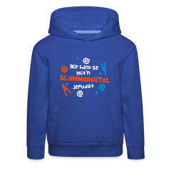 Mit'n Klammabeutel jepudat - Kinder Premium Hoodie
