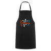Mit'n Klammabeutel jepudat - Kontrastschürze - Schwarz