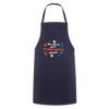 Mit'n Klammabeutel jepudat - Kontrastschürze - Navy