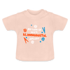 Mit'n Klammabeutel jepudat - Baby T-Shirt - Kristallrosa