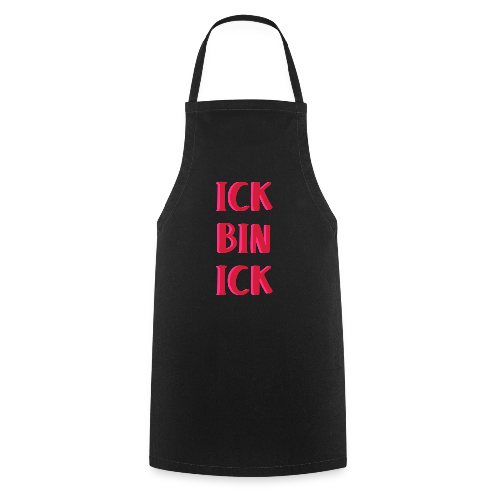 Ick bin Ick! - Kochschürze - Schwarz