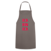 Ick bin Ick! - Kochschürze - Grau