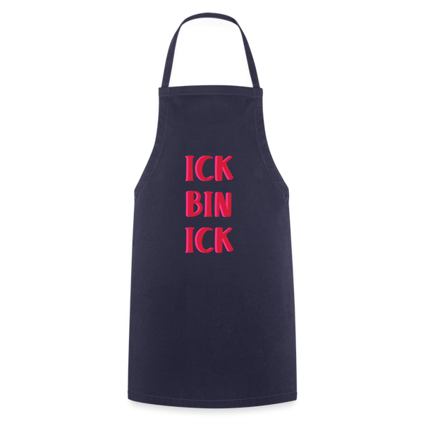 Ick bin Ick! - Kochschürze - Navy