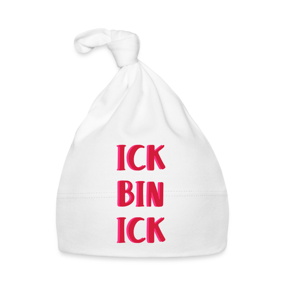 Ick bin Ick! - Babymütze - weiß