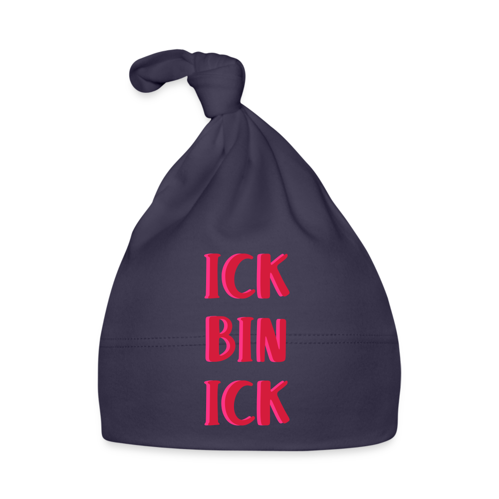Ick bin Ick! - Babymütze - Navy