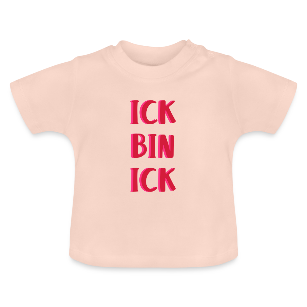 Ick bin Ick! - Baby T-Shirt - Kristallrosa