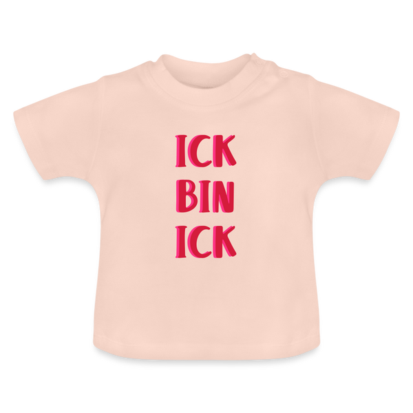 Ick bin Ick! - Baby T-Shirt - Kristallrosa
