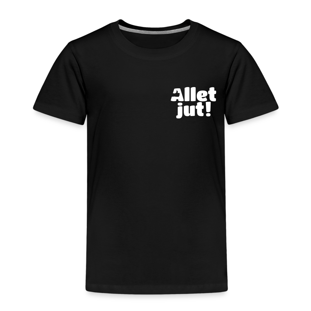 Allet Jut - Kinder Premium T-Shirt - Schwarz