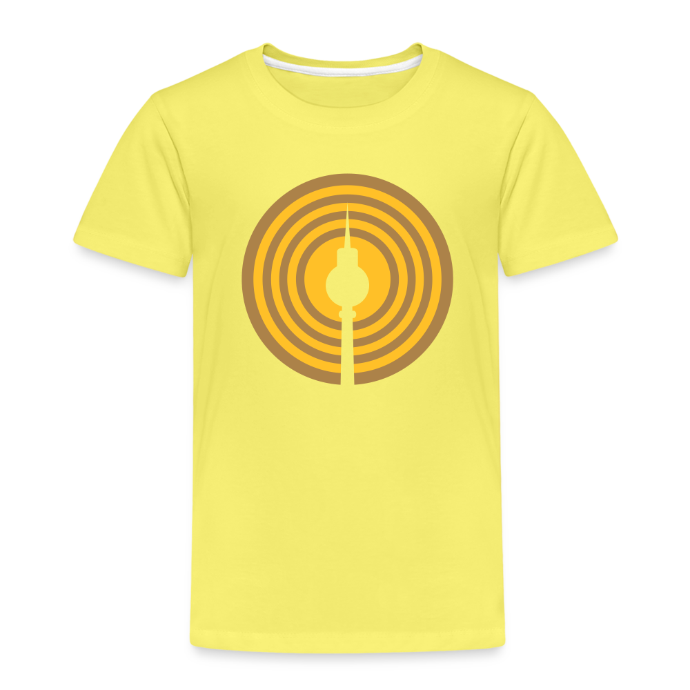 Berlin im Fokus - Kinder Premium T-Shirt - Gelb