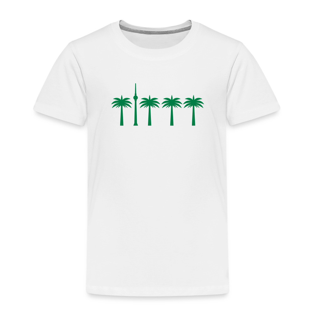 Berlin unter Palmen - Kinder Premium T-Shirt - weiß