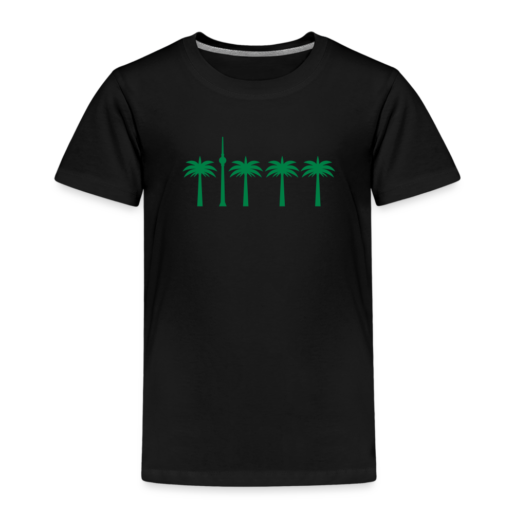 Berlin unter Palmen - Kinder Premium T-Shirt - Schwarz