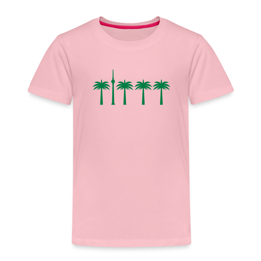 Berlin unter Palmen - Kinder Premium T-Shirt - Hellrosa