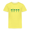 Berlin unter Palmen - Kinder Premium T-Shirt - Gelb
