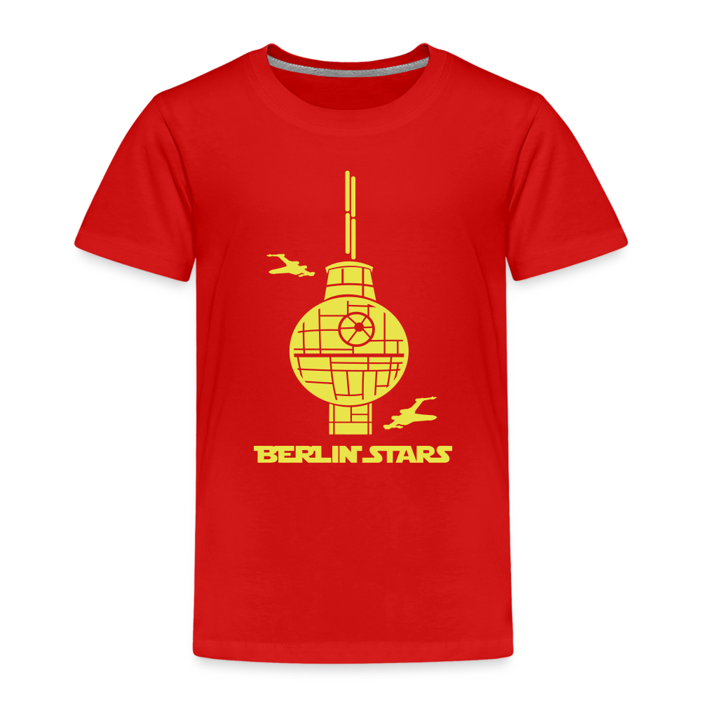 Berlin Stars - gelb - Kinder Premium T-Shirt - Rot