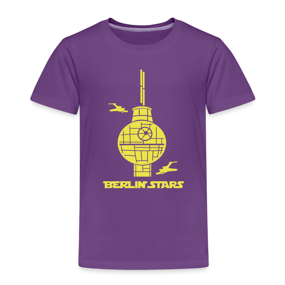 Berlin Stars - gelb - Kinder Premium T-Shirt - Lila