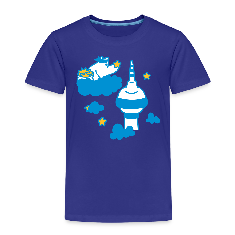Berliner Bär bei Nacht - Kinder Premium T-Shirt - Königsblau