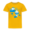 Berliner Bär bei Nacht - Kinder Premium T-Shirt - Sonnengelb