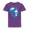 Berliner Bär bei Nacht - Kinder Premium T-Shirt - Lila