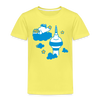 Berliner Bär bei Nacht - Kinder Premium T-Shirt - Gelb
