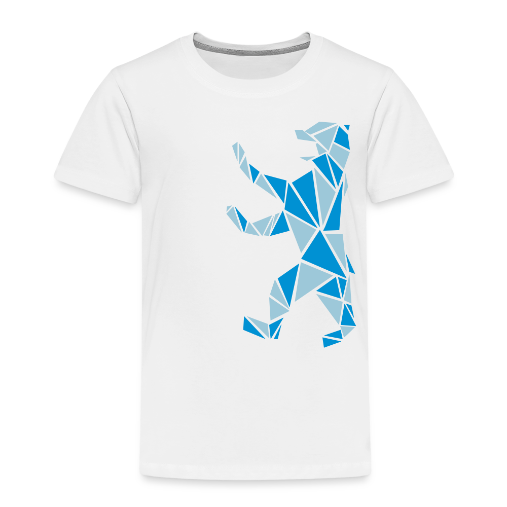 Berliner Bär Geometrie - Kinder Premium T-Shirt - weiß