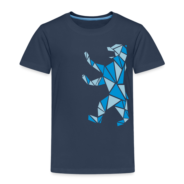 Berliner Bär Geometrie - Kinder Premium T-Shirt - Navy