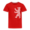 Berliner Bär im Netz - weiß - Kinder Premium T-Shirt - Rot