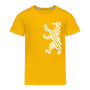 Berliner Bär im Netz - weiß - Kinder Premium T-Shirt - Sonnengelb