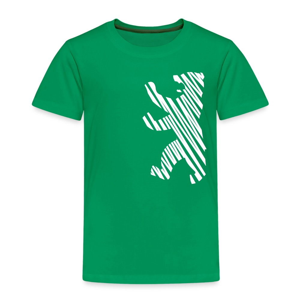 Berliner Bär im Netz - weiß - Kinder Premium T-Shirt - Kelly Green