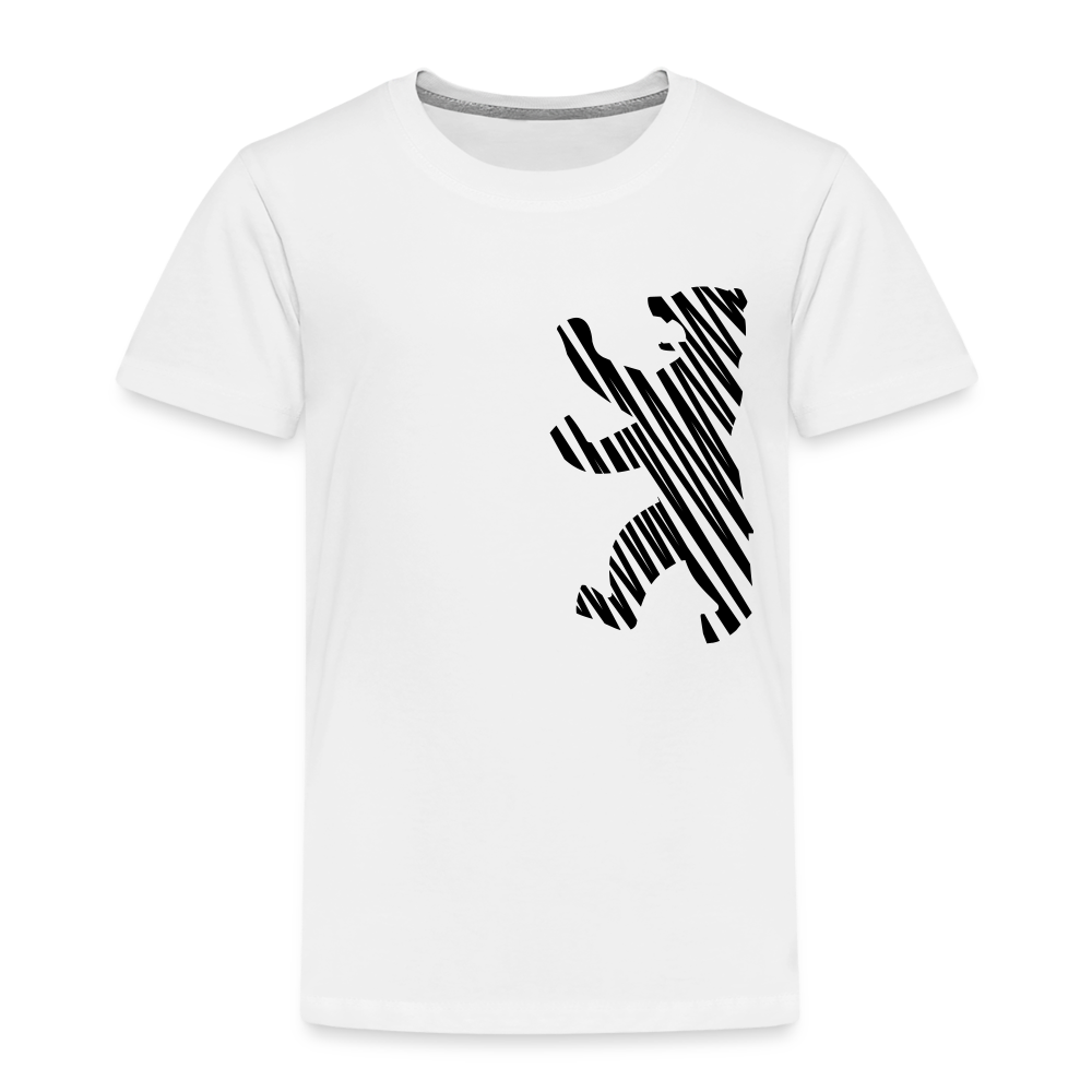 Berliner Bär im Netz - schwarz - Kinder Premium T-Shirt - weiß