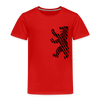 Berliner Bär im Netz - schwarz - Kinder Premium T-Shirt - Rot