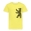 Berliner Bär im Netz - schwarz - Kinder Premium T-Shirt - Gelb