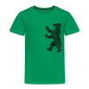 Berliner Bär im Netz - schwarz - Kinder Premium T-Shirt - Kelly Green