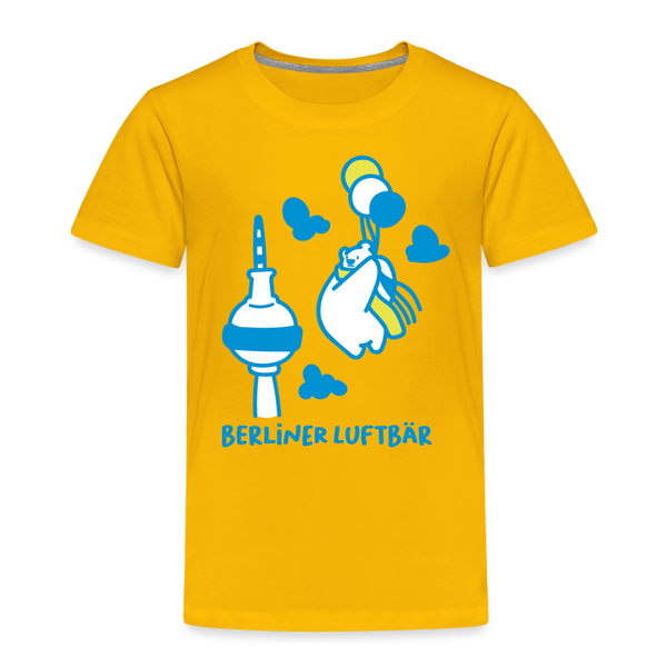 Berliner Luftbär - Kinder Premium T-Shirt - Sonnengelb