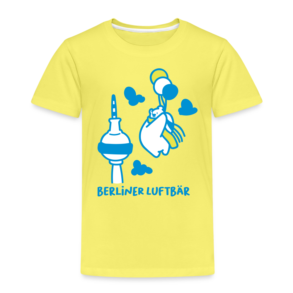 Berliner Luftbär - Kinder Premium T-Shirt - Gelb