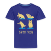 Bären Yoga - Kinder Premium T-Shirt - Königsblau