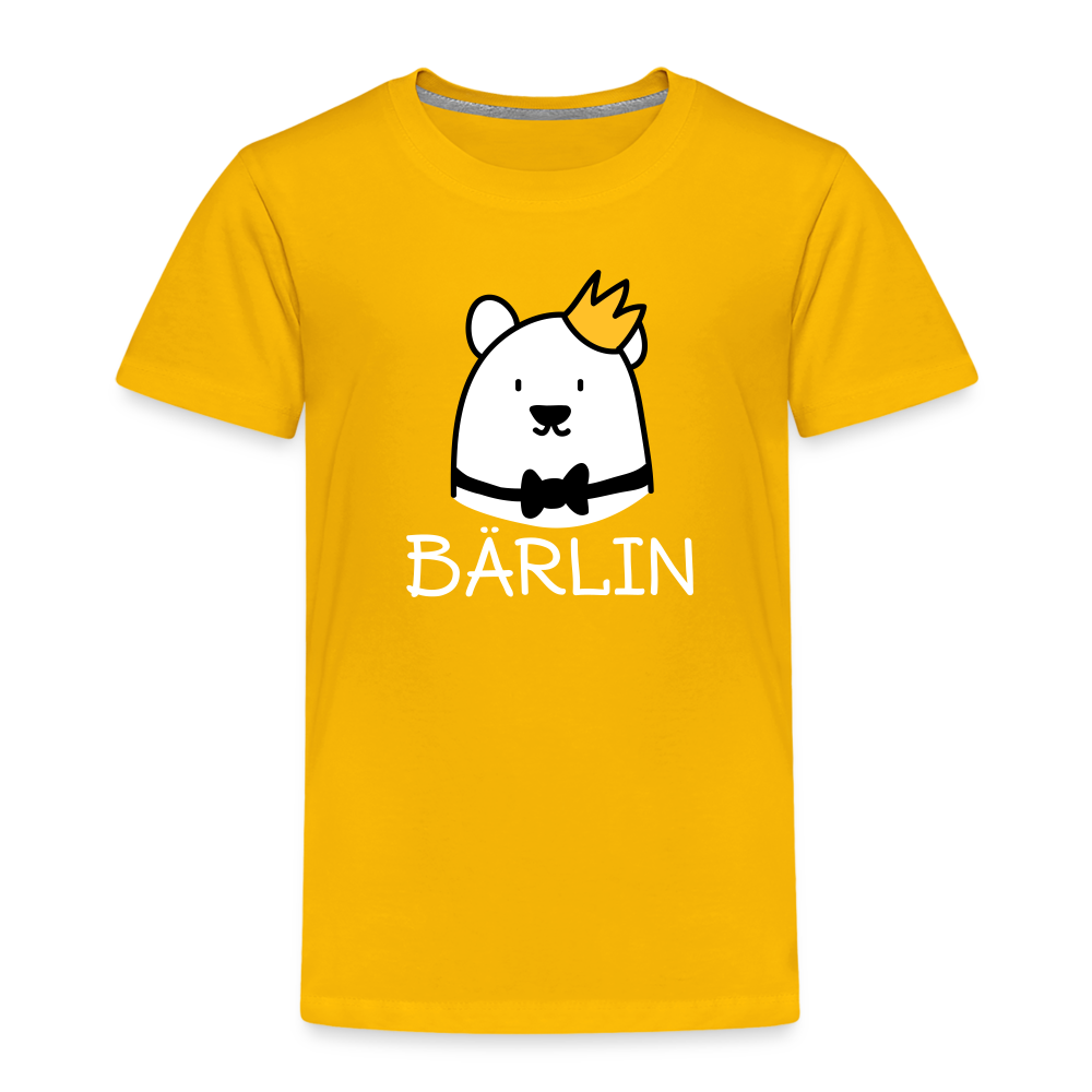 Bärlin - Kinder Premium T-Shirt - Sonnengelb