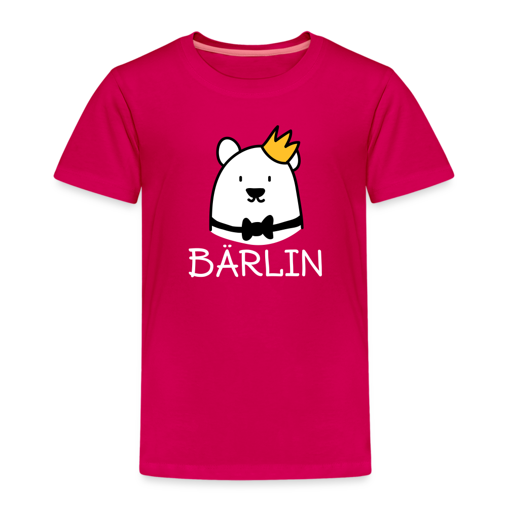 Bärlin - Kinder Premium T-Shirt - dunkles Pink