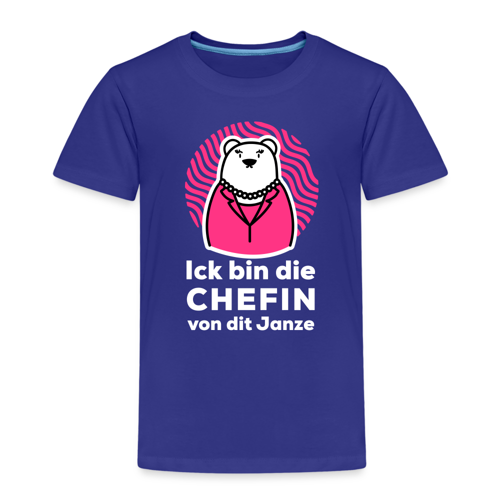 Chefin - Kinder Premium T-Shirt - Königsblau
