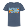 d.b.d.d.h.k.P - Kinder Premium T-Shirt - Blau meliert