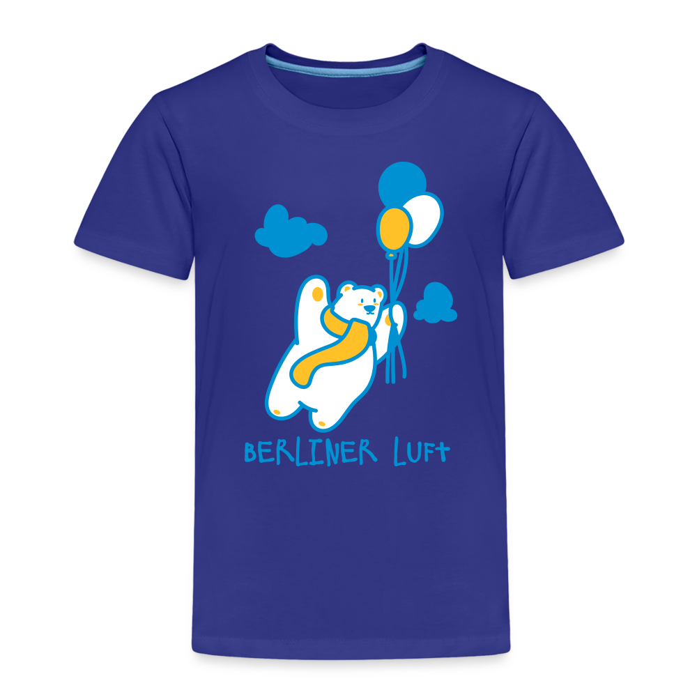 Der Bär fliegt - Kinder Premium T-Shirt - Königsblau